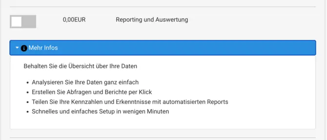 Aktivierung des Statistik Moduls