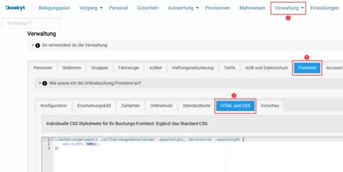 Anleitung Hinweistext