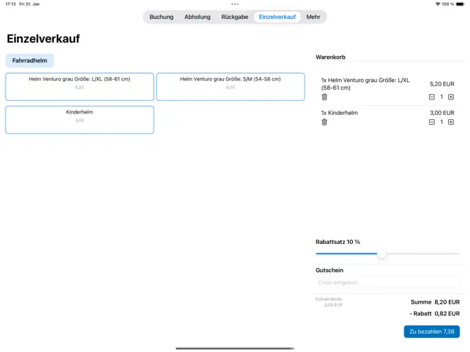 Bookyt Kassensystem für iPad und iPhone