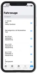 Die App bietet eine einfache und schnelle Lösung für die Vermietung von Fahrzeugen.
