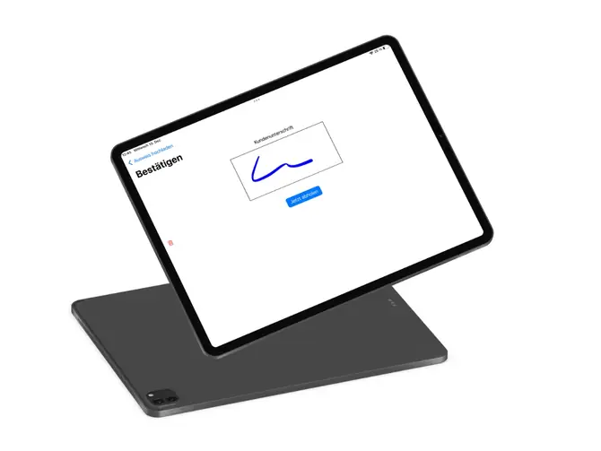 Digitale Unterschrift in Bookyt
