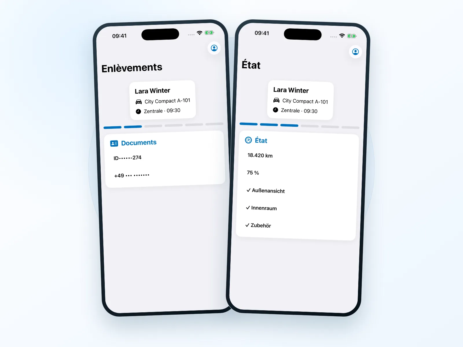 Enl&egrave;vement mobile et documentation de l&rsquo;&eacute;tat dans Bookyt