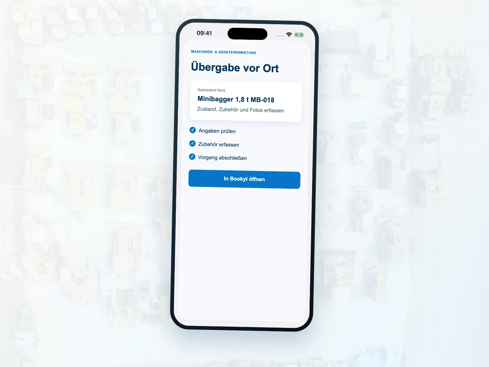 Mobile Arbeit bei der Ger&auml;tevermietung