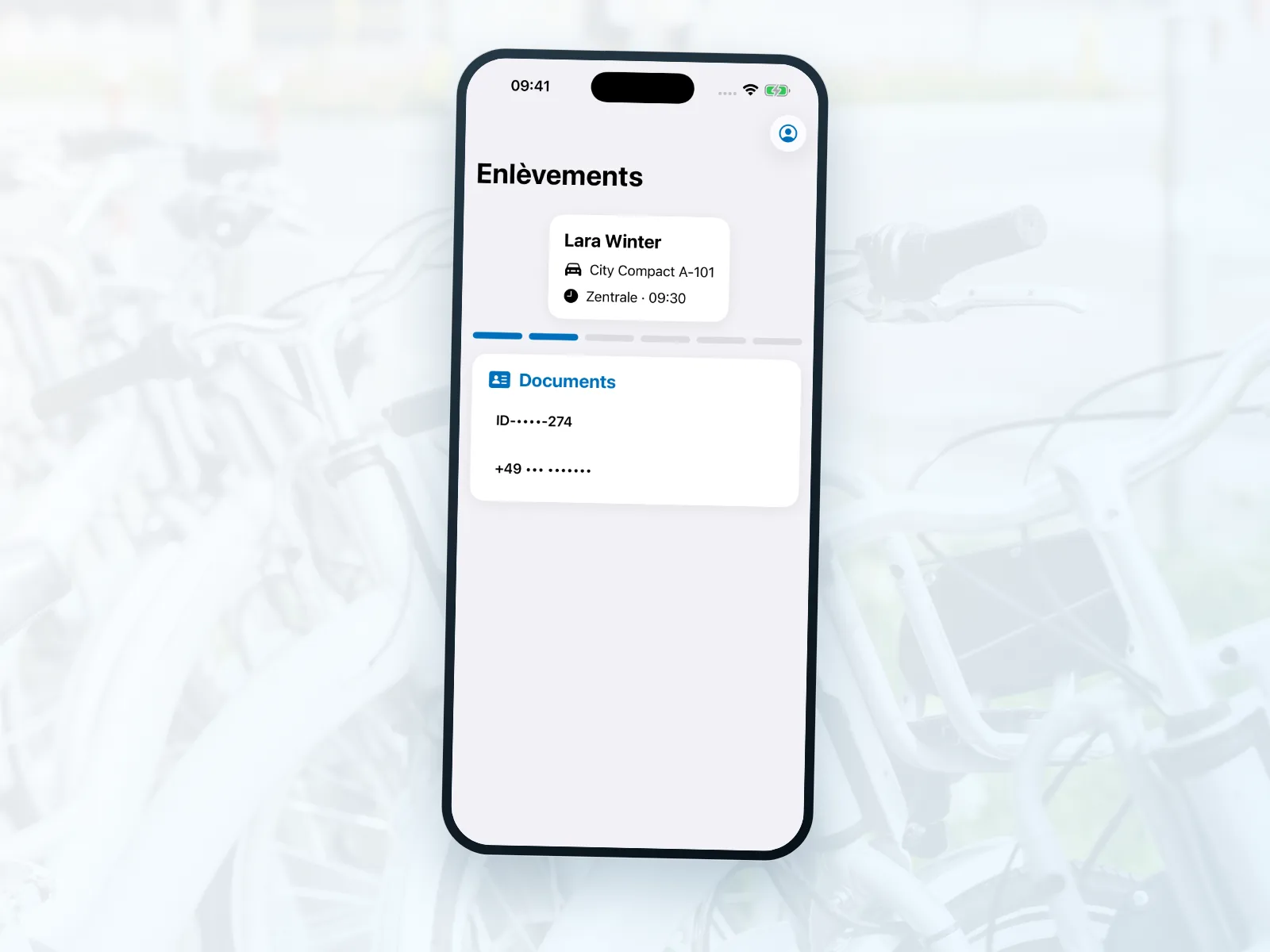 Travail mobile dans la location de v&eacute;los