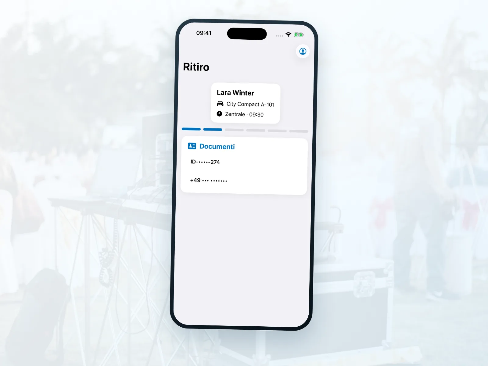 Consegna e restituzione mobile di articoli speciali a noleggio con Bookyt