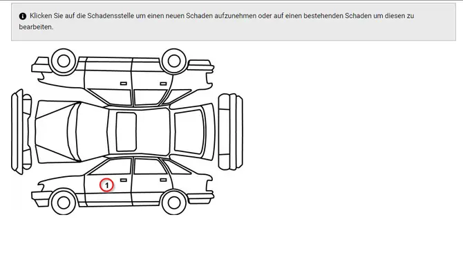 Klick auf die Grafik um Schaden zu hinterlegen