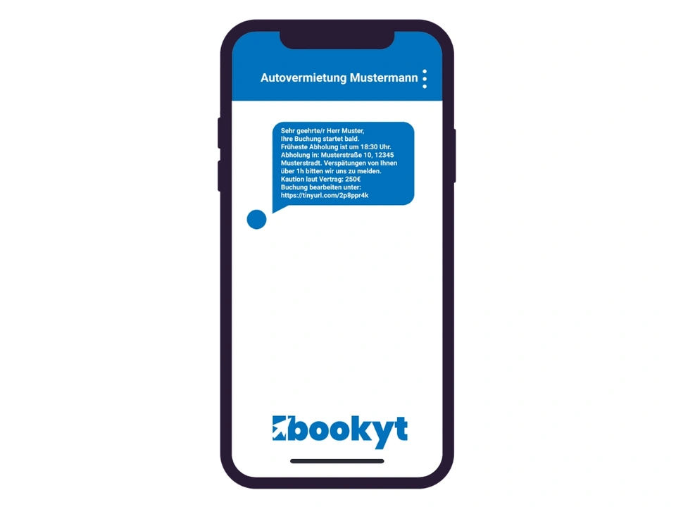 SMS-Versand in Bookyt