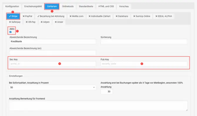Stripe Account mit bookyt verknüpfen