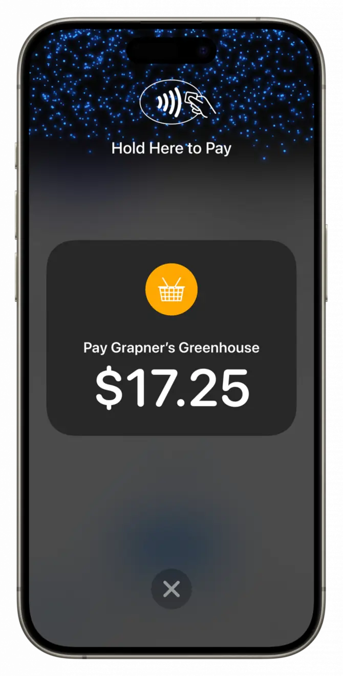 Tap to Pay imit dem iPhone n der bookyt App